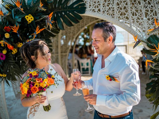 La boda de Andrés y Erica en Playa del Carmen, Quintana Roo 39