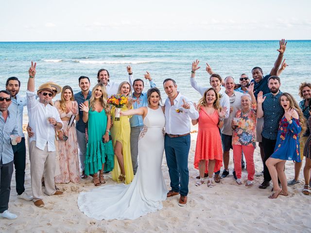 La boda de Andrés y Erica en Playa del Carmen, Quintana Roo 43