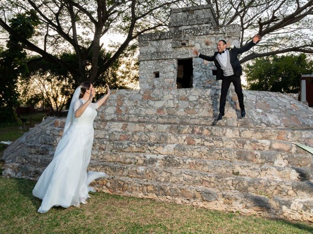 La boda de Eduardo y Estefanía en Mérida, Yucatán 80