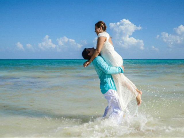 La boda de Javier y Kerén en Cancún, Quintana Roo 3