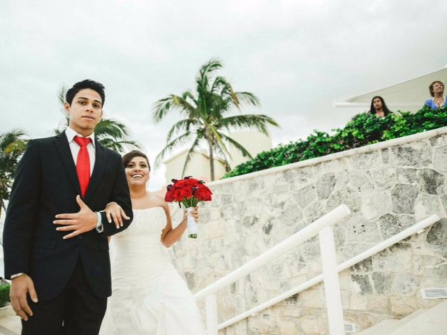 La boda de Javier y Kerén en Cancún, Quintana Roo 13