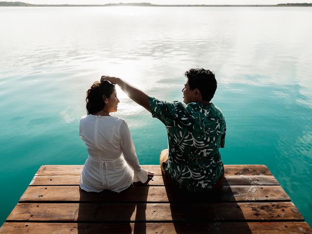 La boda de Edgar y Kim en Bacalar, Quintana Roo 7