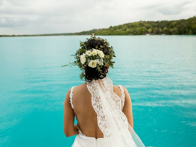 La boda de Edgar y Kim en Bacalar, Quintana Roo 26