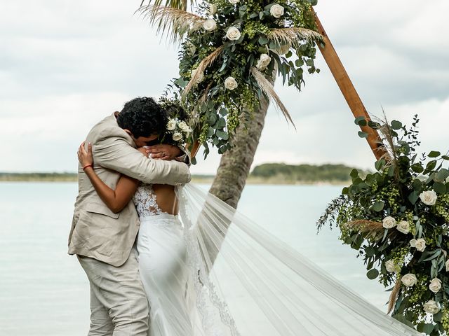 La boda de Edgar y Kim en Bacalar, Quintana Roo 28