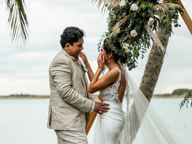 La boda de Edgar y Kim en Bacalar, Quintana Roo 29