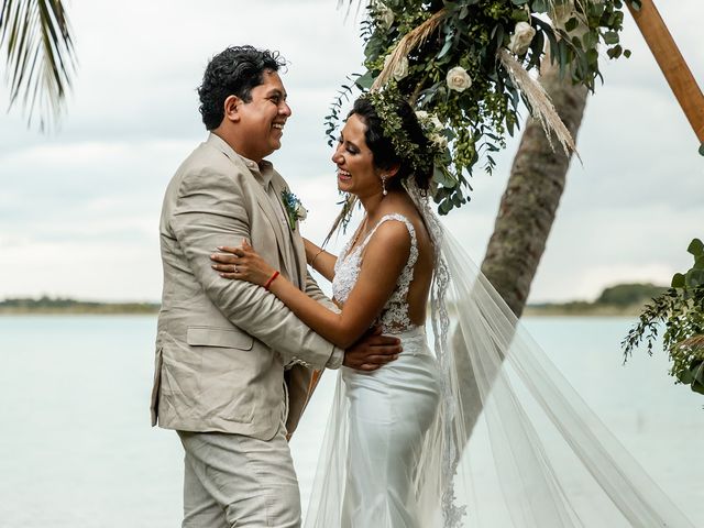 La boda de Edgar y Kim en Bacalar, Quintana Roo 31