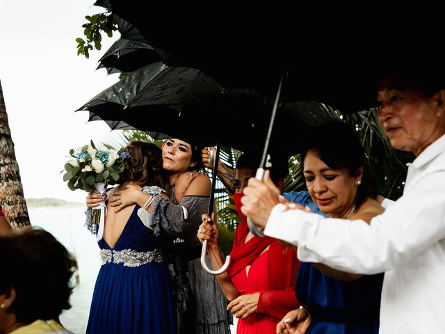 La boda de Edgar y Kim en Bacalar, Quintana Roo 32