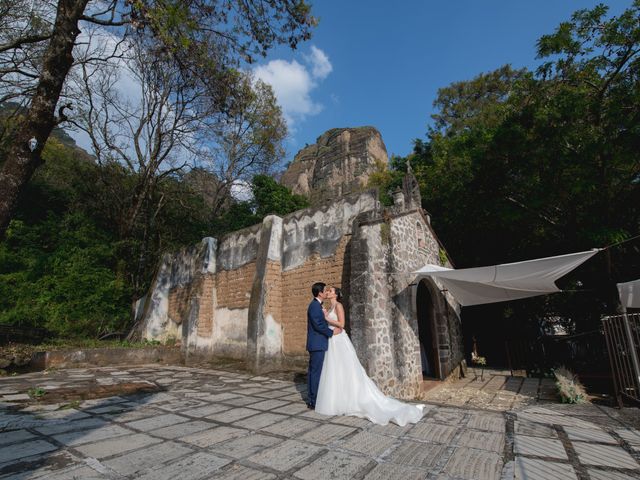 La boda de Javier y Alejandra en Tepoztlán, Morelos 48