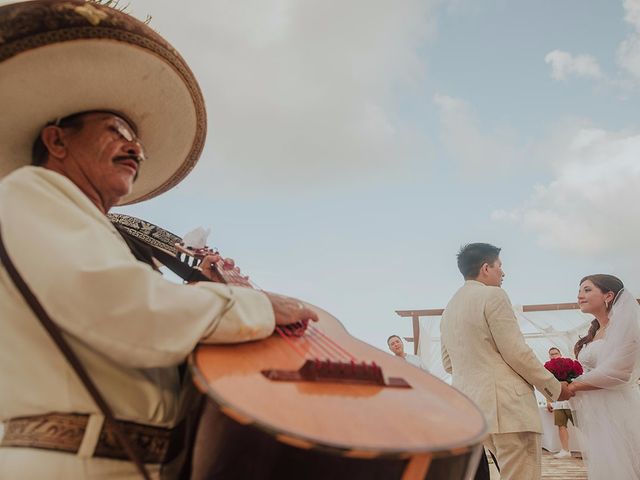 La boda de Gerardo y Grisel en Playa del Carmen, Quintana Roo 15