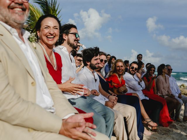 La boda de Carlos y Adriana en Playa del Carmen, Quintana Roo 122