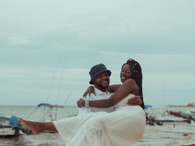 La boda de Vernon y Larena en Playa del Carmen, Quintana Roo 5