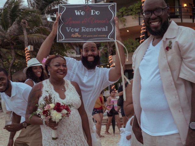 La boda de Vernon y Larena en Playa del Carmen, Quintana Roo 12