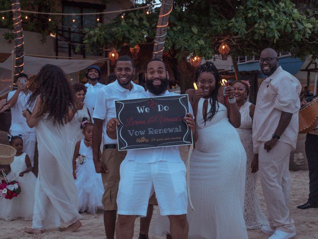 La boda de Vernon y Larena en Playa del Carmen, Quintana Roo 14