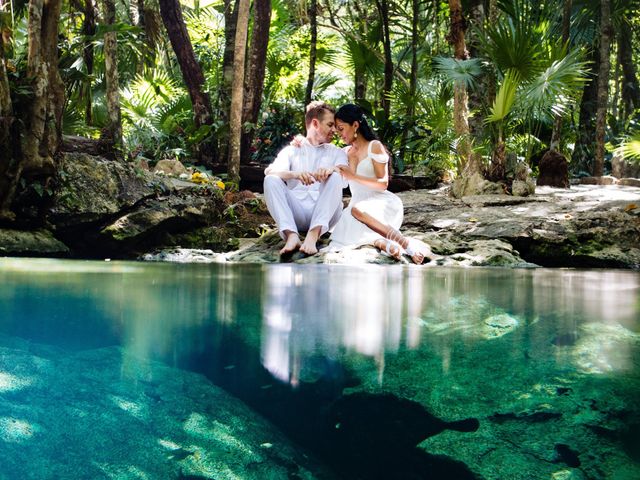 La boda de David y Daphne en Puerto Aventuras, Quintana Roo 40