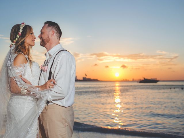 La boda de Diego y Jaqueline en Puerto Aventuras, Quintana Roo 21