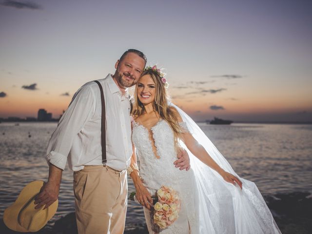 La boda de Diego y Jaqueline en Puerto Aventuras, Quintana Roo 22