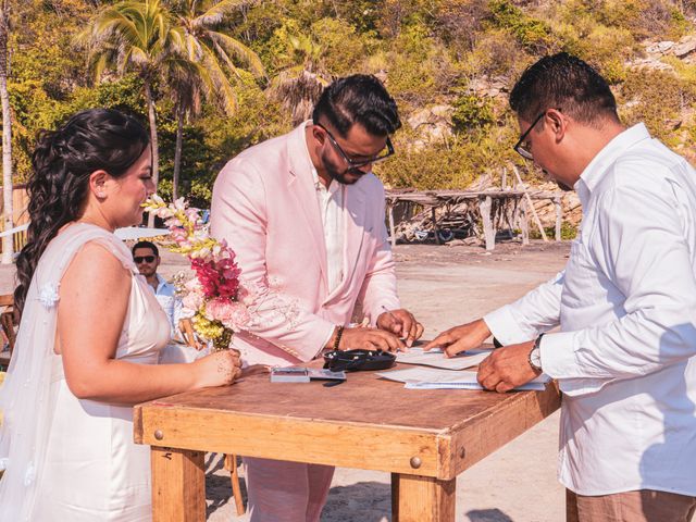 La boda de Anahí y Alex en Puerto Escondido, Oaxaca 16