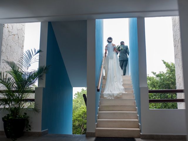 La boda de Israel y Aremi en Playa del Carmen, Quintana Roo 13