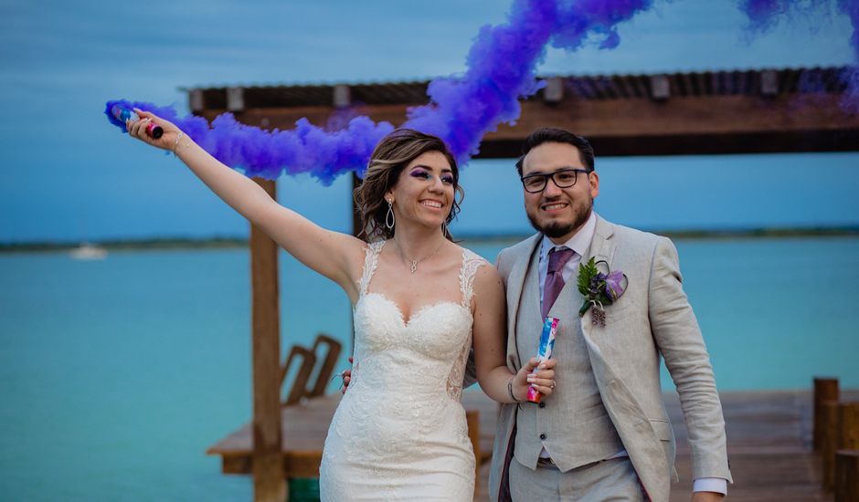 La boda de Rodrigo y Adriana en Bacalar, Quintana Roo