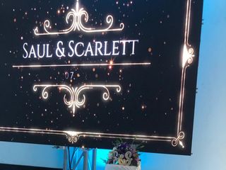 La boda de Scarlett  y Saúl  1