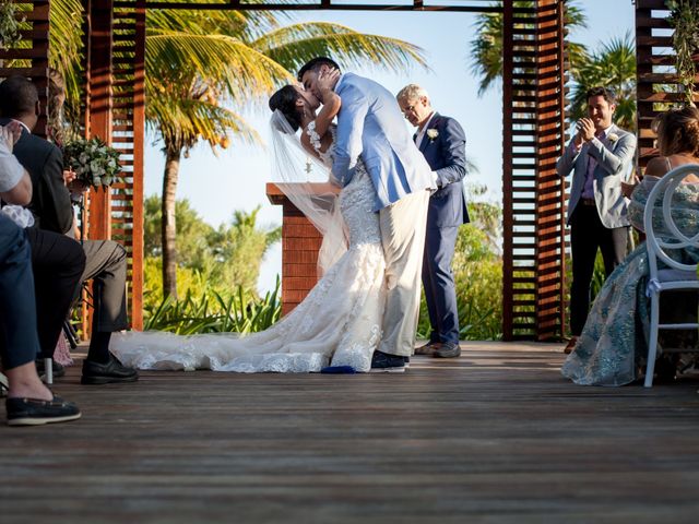 La boda de Josh y Jillian en Puerto Aventuras, Quintana Roo 17