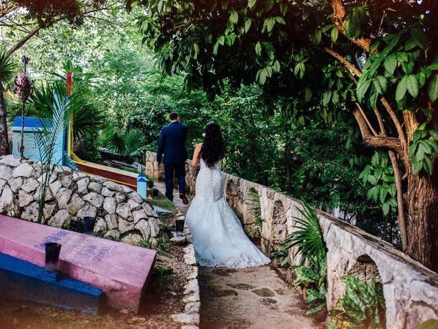 La boda de Dennis y Jenny en Playa del Carmen, Quintana Roo 35