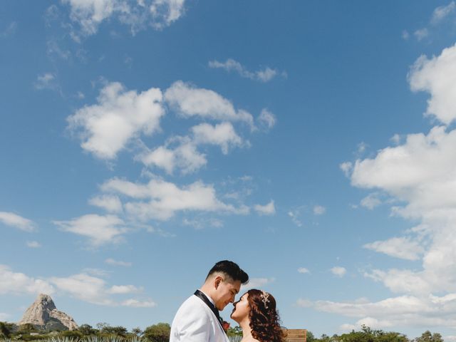 La boda de Diego  y Shari  en Bernal, Querétaro 1