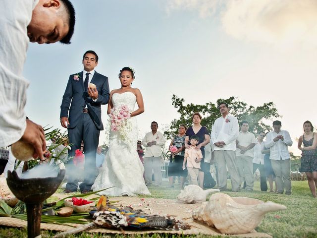 La boda de Julia y Ismael en Bacalar, Quintana Roo 15