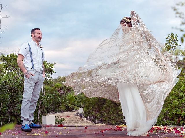 La boda de James y Priscilla en Playa del Carmen, Quintana Roo 75