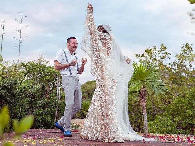 La boda de James y Priscilla en Playa del Carmen, Quintana Roo 76