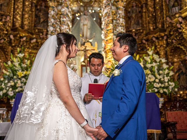 La boda de Mike y Thania en Cholula, Puebla 40