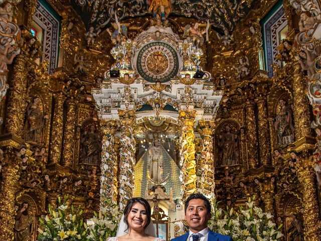 La boda de Mike y Thania en Cholula, Puebla 43