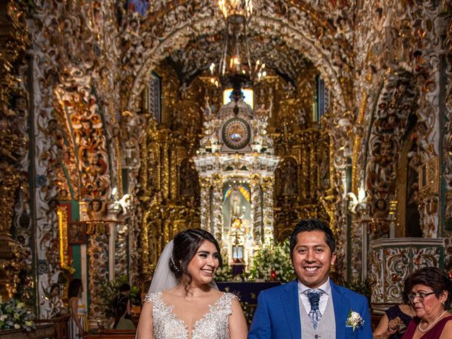 La boda de Mike y Thania en Cholula, Puebla 45