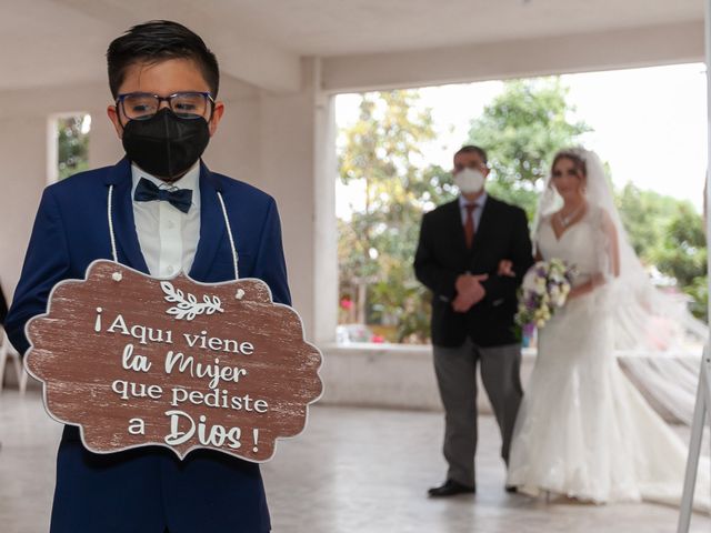 La boda de Alex y Fer en Tepotzotlán, Estado México 17