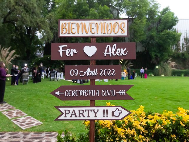 La boda de Alex y Fer en Tepotzotlán, Estado México 44