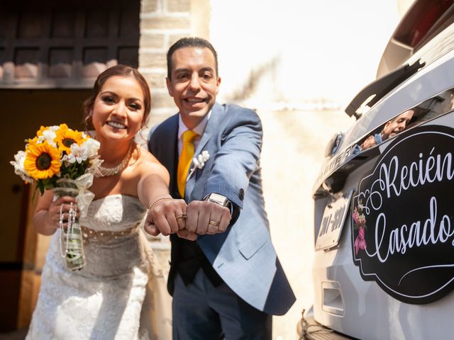 La boda de Andrés y Tania en Tepotzotlán, Estado México 40