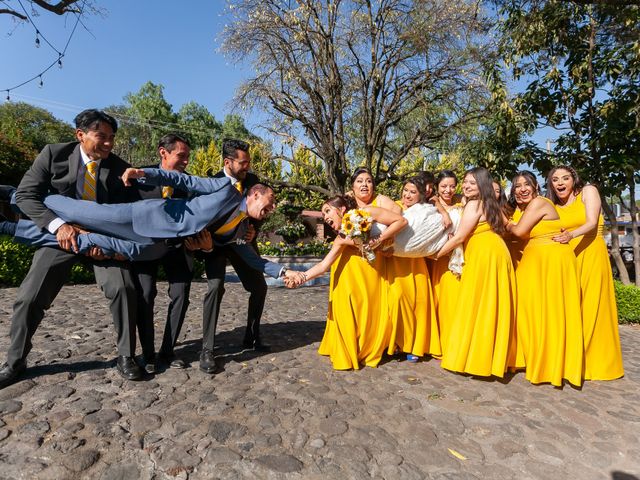 La boda de Andrés y Tania en Tepotzotlán, Estado México 44