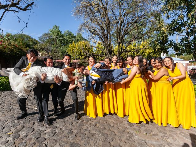 La boda de Andrés y Tania en Tepotzotlán, Estado México 45