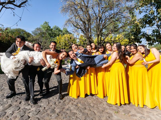 La boda de Andrés y Tania en Tepotzotlán, Estado México 46