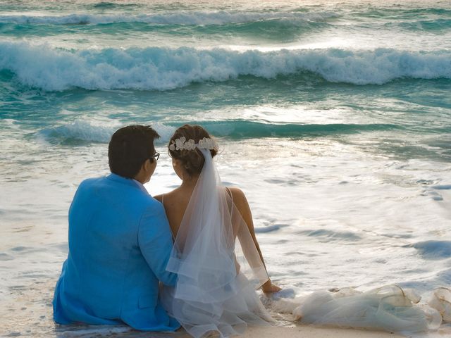 La boda de Eduardo y Jessica en Puerto Morelos, Quintana Roo 6