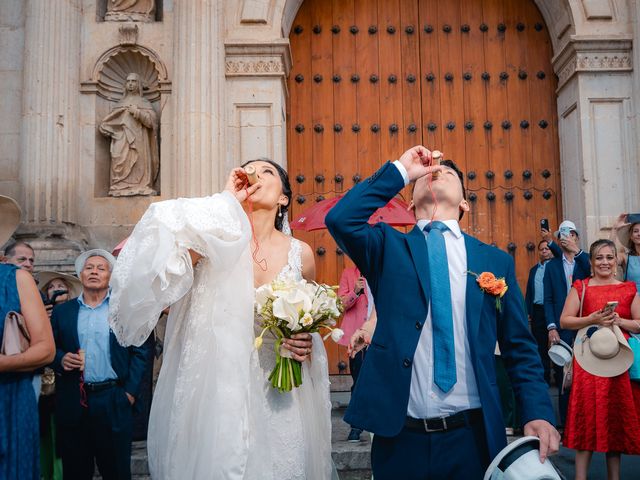 La boda de Leonardo y Mireille en Oaxaca, Oaxaca 34