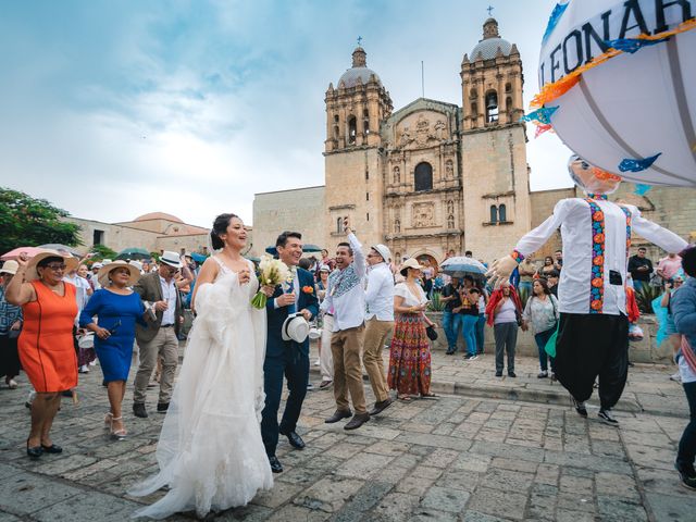 La boda de Leonardo y Mireille en Oaxaca, Oaxaca 40