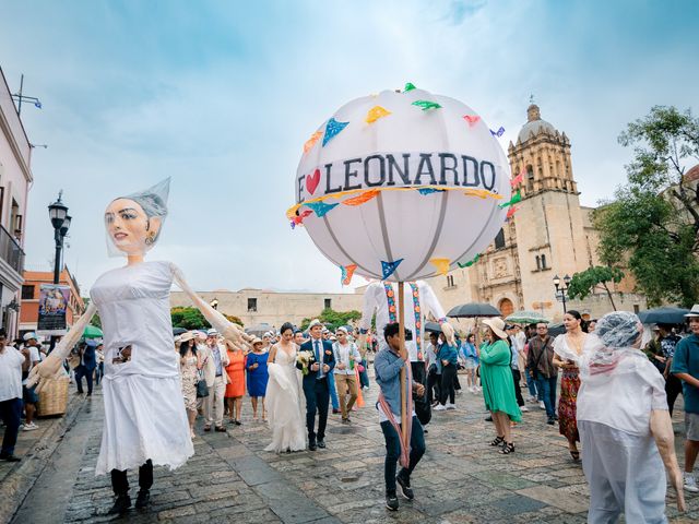 La boda de Leonardo y Mireille en Oaxaca, Oaxaca 46