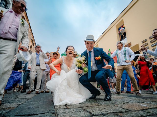 La boda de Leonardo y Mireille en Oaxaca, Oaxaca 53