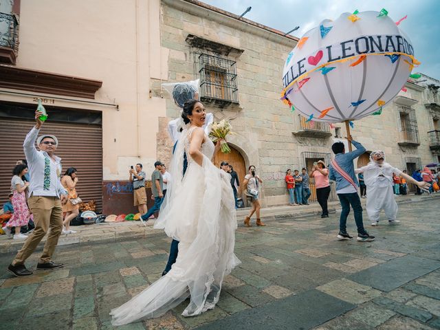 La boda de Leonardo y Mireille en Oaxaca, Oaxaca 58