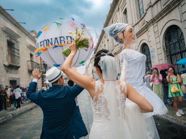 La boda de Leonardo y Mireille en Oaxaca, Oaxaca 59