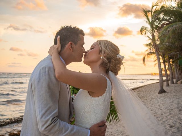 La boda de Andrés y Camila en Playa del Carmen, Quintana Roo 19