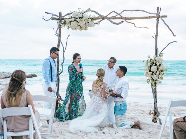 La boda de Edgar y Karla en Cancún, Quintana Roo 80