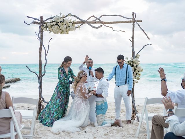 La boda de Edgar y Karla en Cancún, Quintana Roo 82