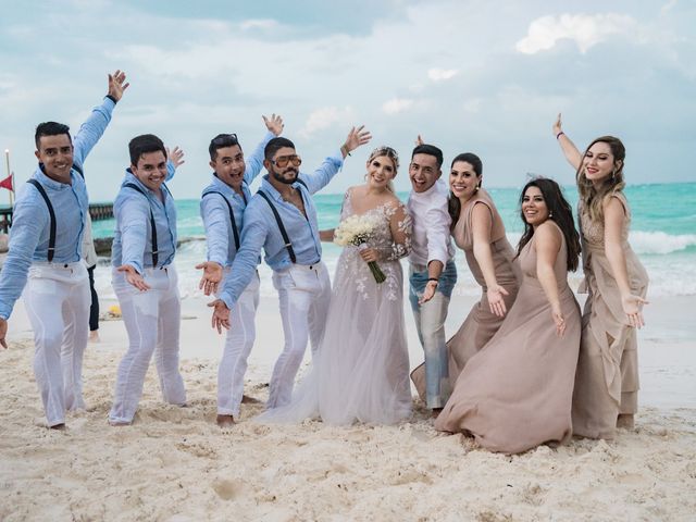 La boda de Edgar y Karla en Cancún, Quintana Roo 103